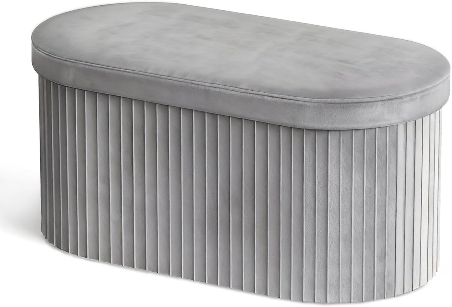 Folding Upholstered Storage Ottoman Bench – Stylish Seating & Hidden Storage for Any Room