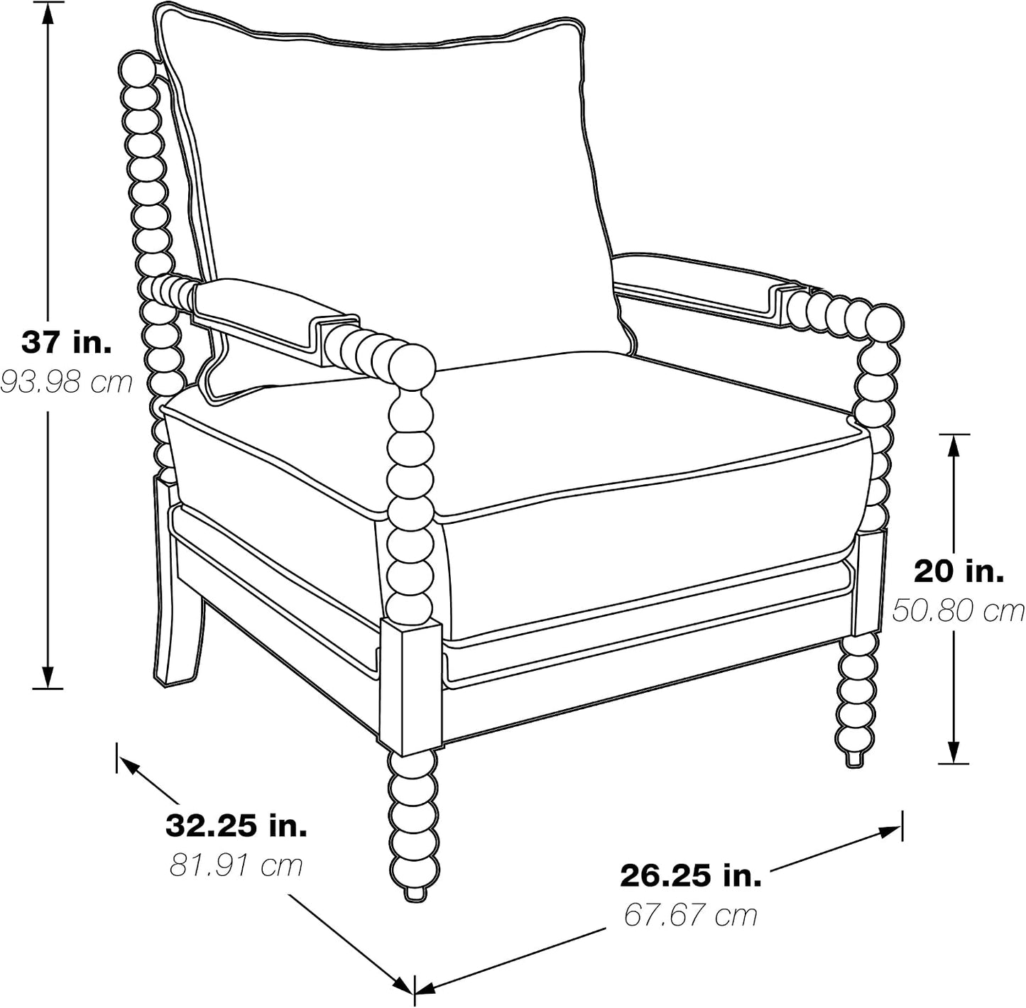 Modern Upholstered Accent Chair – Stylish & Comfortable Seating for Dining Room, Bedroom & Home