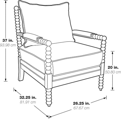 Modern Upholstered Accent Chair – Stylish & Comfortable Seating for Dining Room, Bedroom & Home
